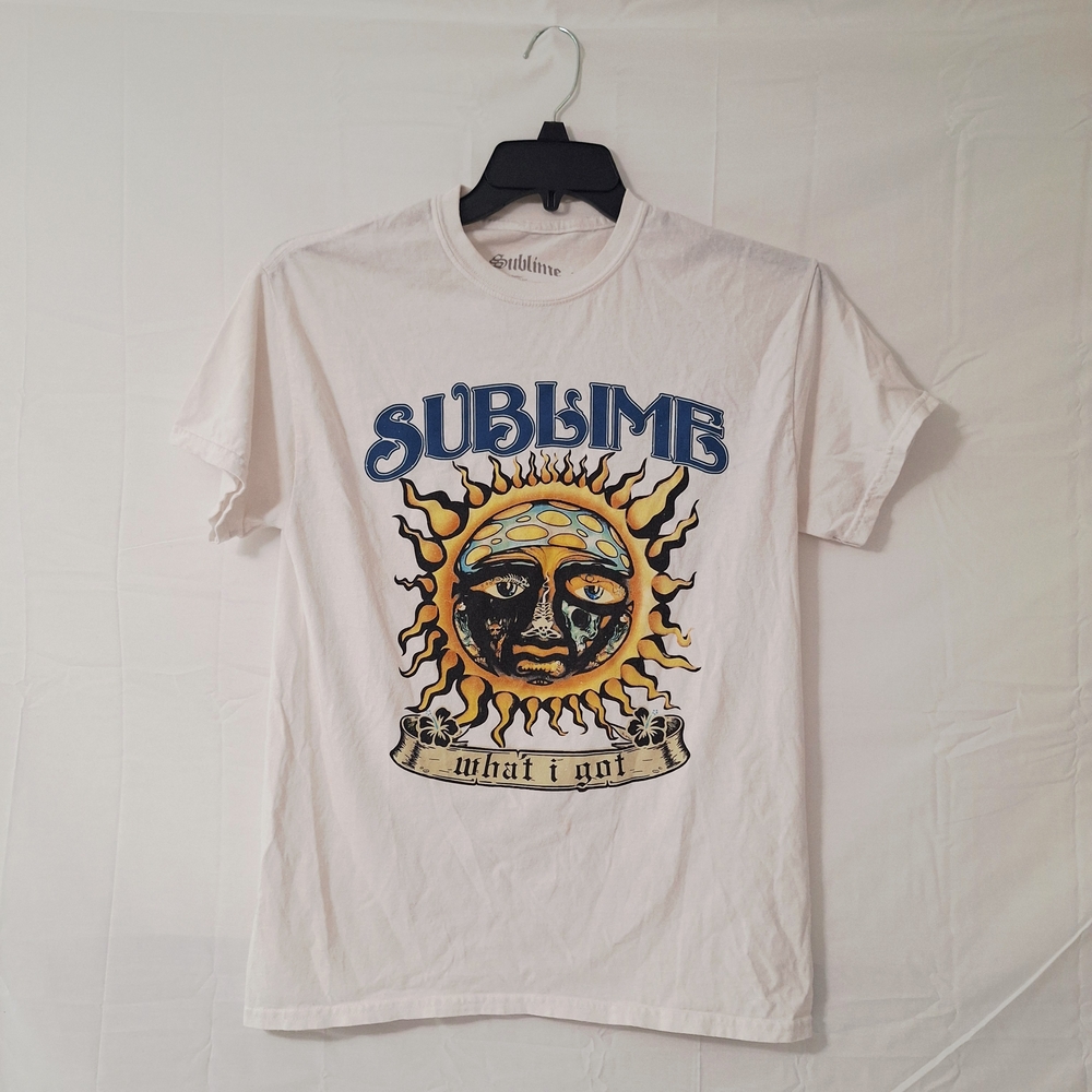 Sublime What I Got Mens Size M White Concert Graphic Tee Short Sleeve T-shirt